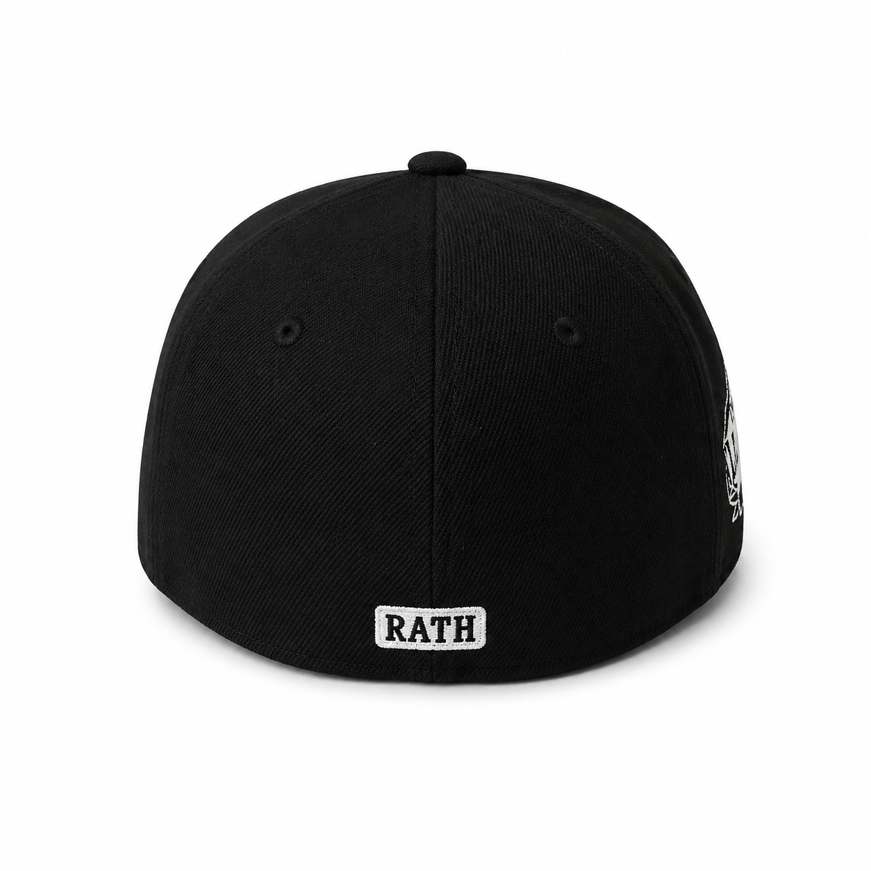 Old English Fitted Hat (Black)