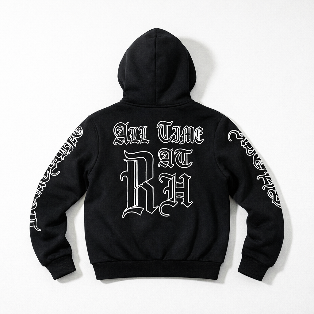 Old English Zip Hoodie