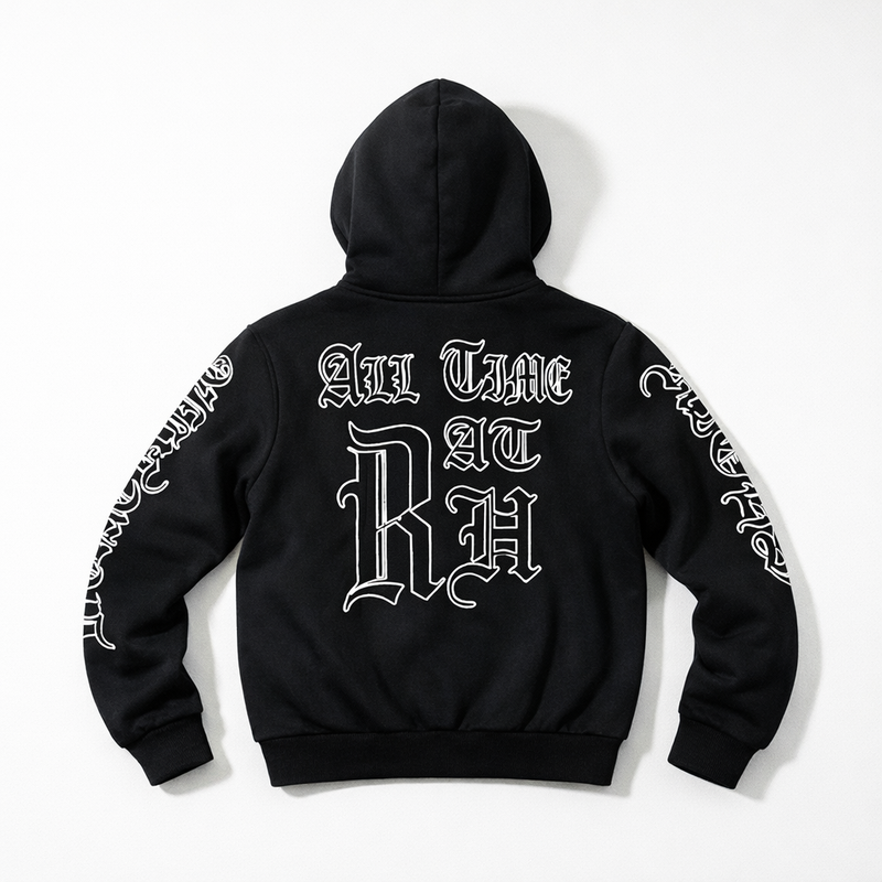 Old English Zip Hoodie