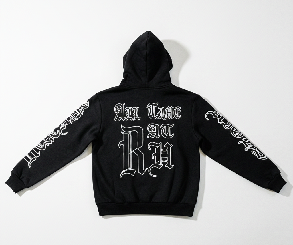 Old English Zip Hoodie