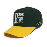 RATH Old English Snapback (Green & Gold)