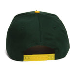 RATH Old English Snapback (Green & Gold)