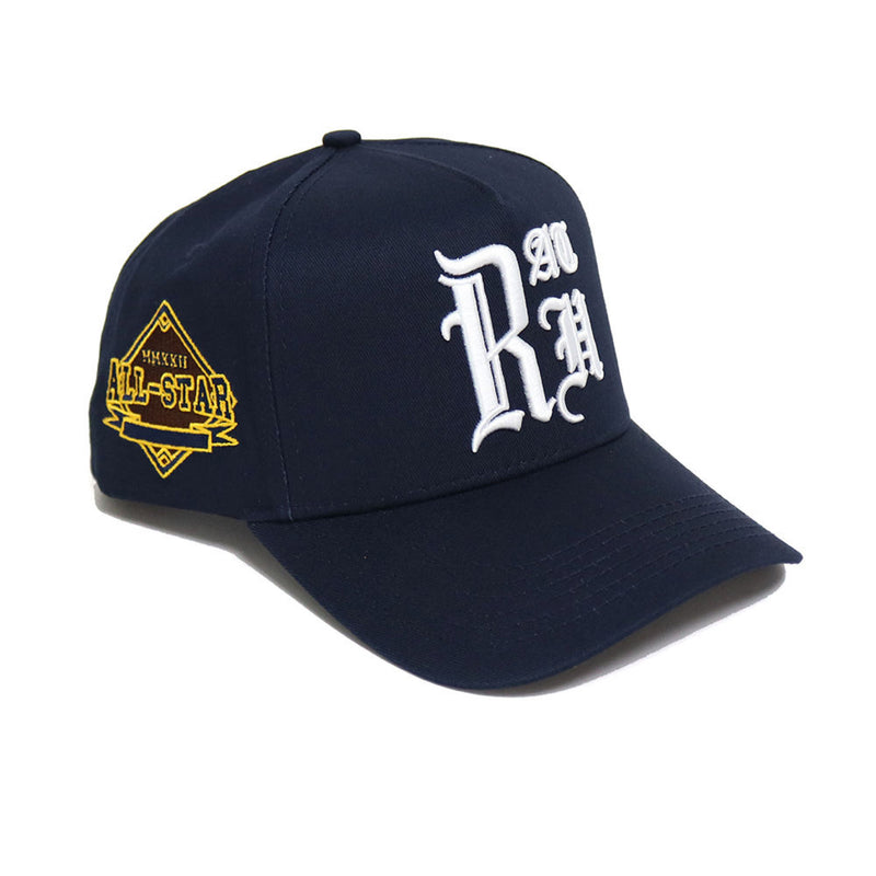 Old English Snapback (Navy)
