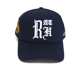 Old English Snapback (Navy)