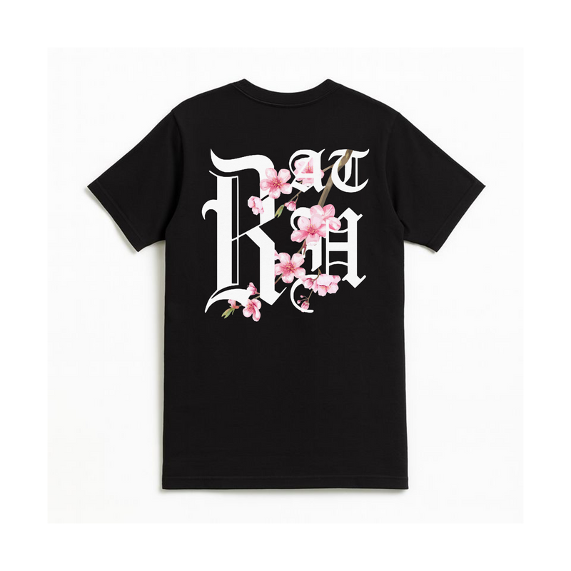 Old English Cherry Blossom T-Shirt