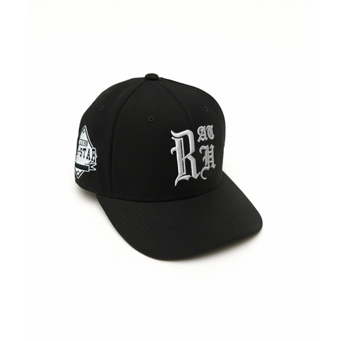 Old English Fitted Hat (Black)