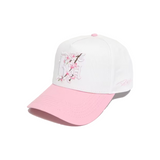 Old English Snapback (Pink Cherry Blossom)